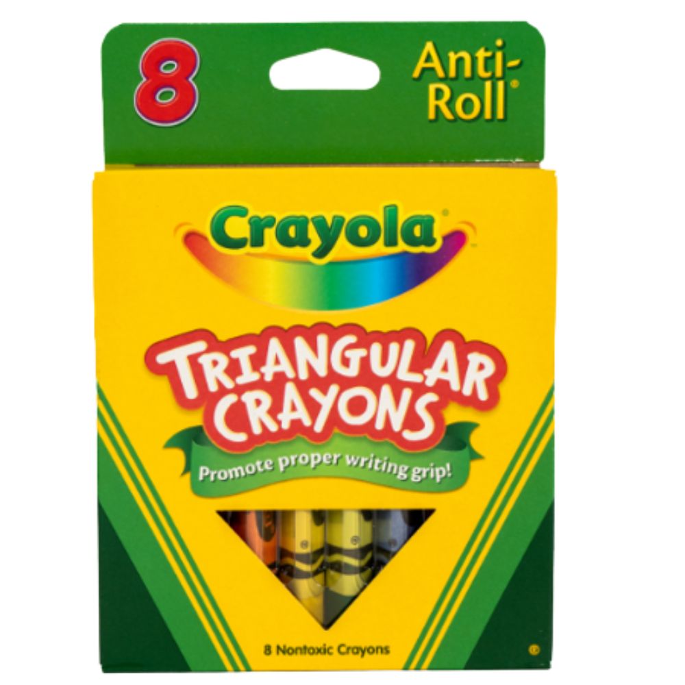 Crayola Creyones Triangulares 8 Und