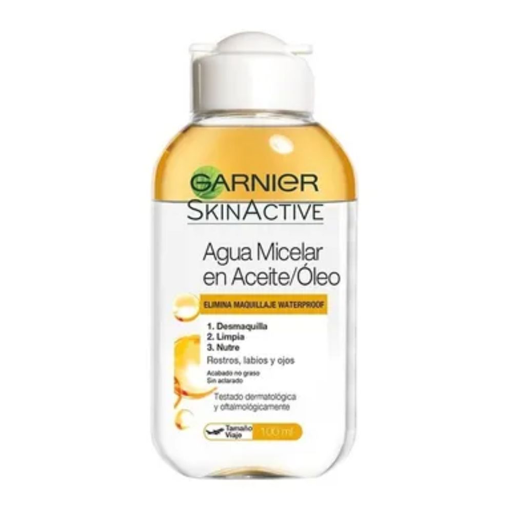 Agua Micelar en Aceite Garnier Elimina Maquillake WTP 100ml