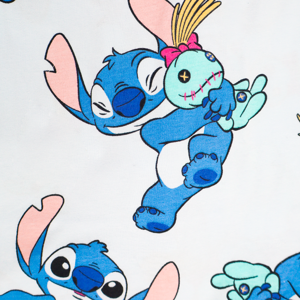 Disney Lilo & Stitch Tee & Cuffed Leg Pijama Set