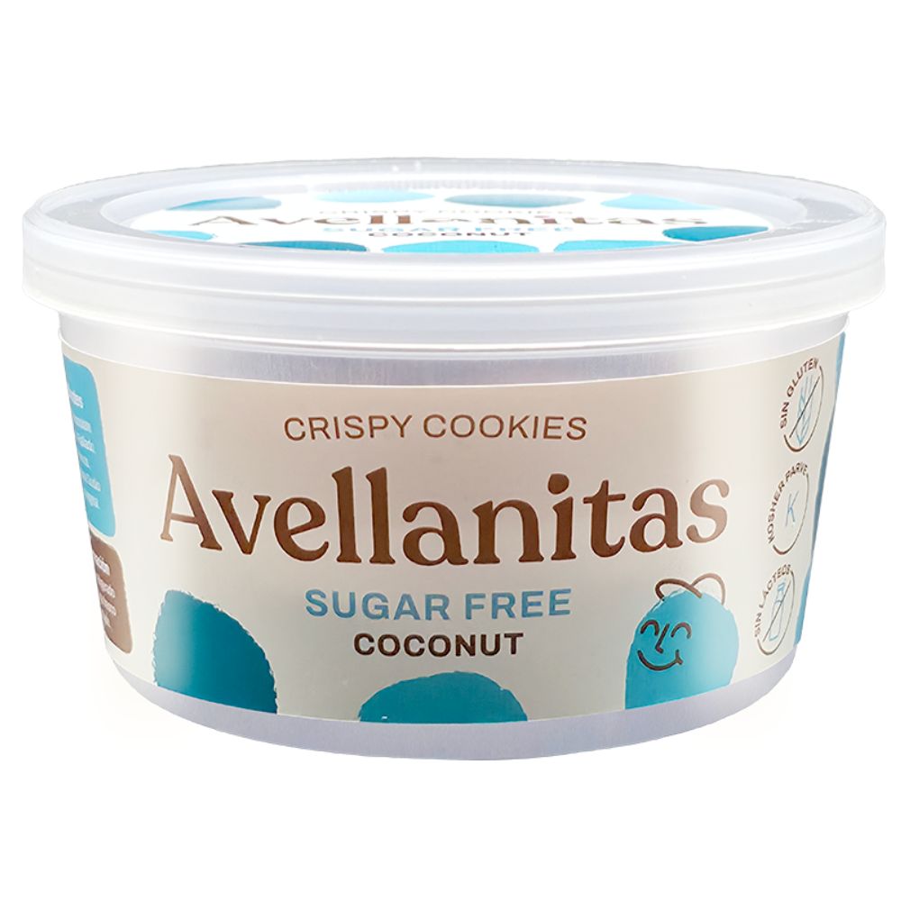 Galletas Avellanitas Crispy Cookies Coconut Sugar Free 24 Und