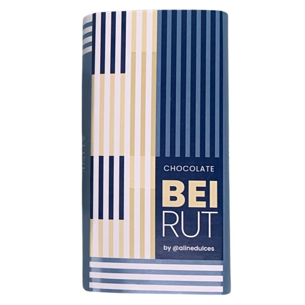 Chocolate Dubai Beirut Chocolate Oscuro Relleno con Caramelo Salado y Baklava de Merey