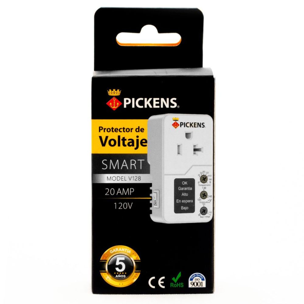 Pickens Protector de Voltaje Multiproposito 2 Salidas de Corriente 120 Voltios
