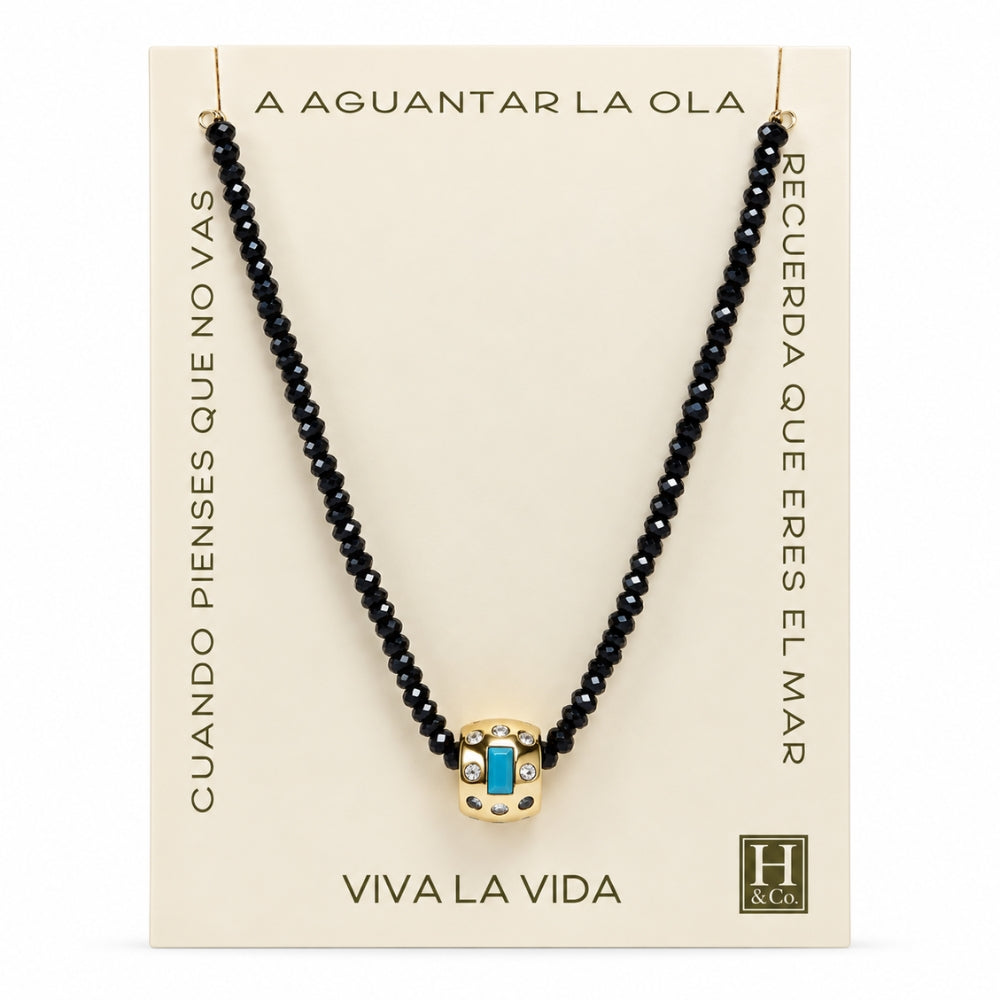 H&Co Collar Para Damas Kairos Dark Blue