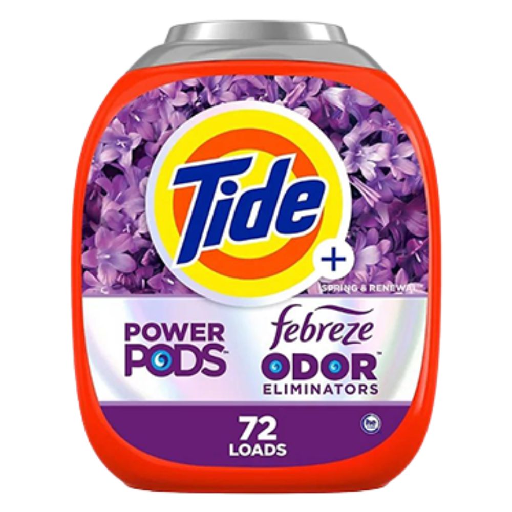 Tide  Pods Febreze Lastin 72 Capsulas
