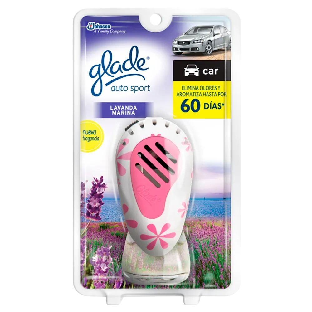 Glade Ambientador Auto Lavanda Marina 7ml