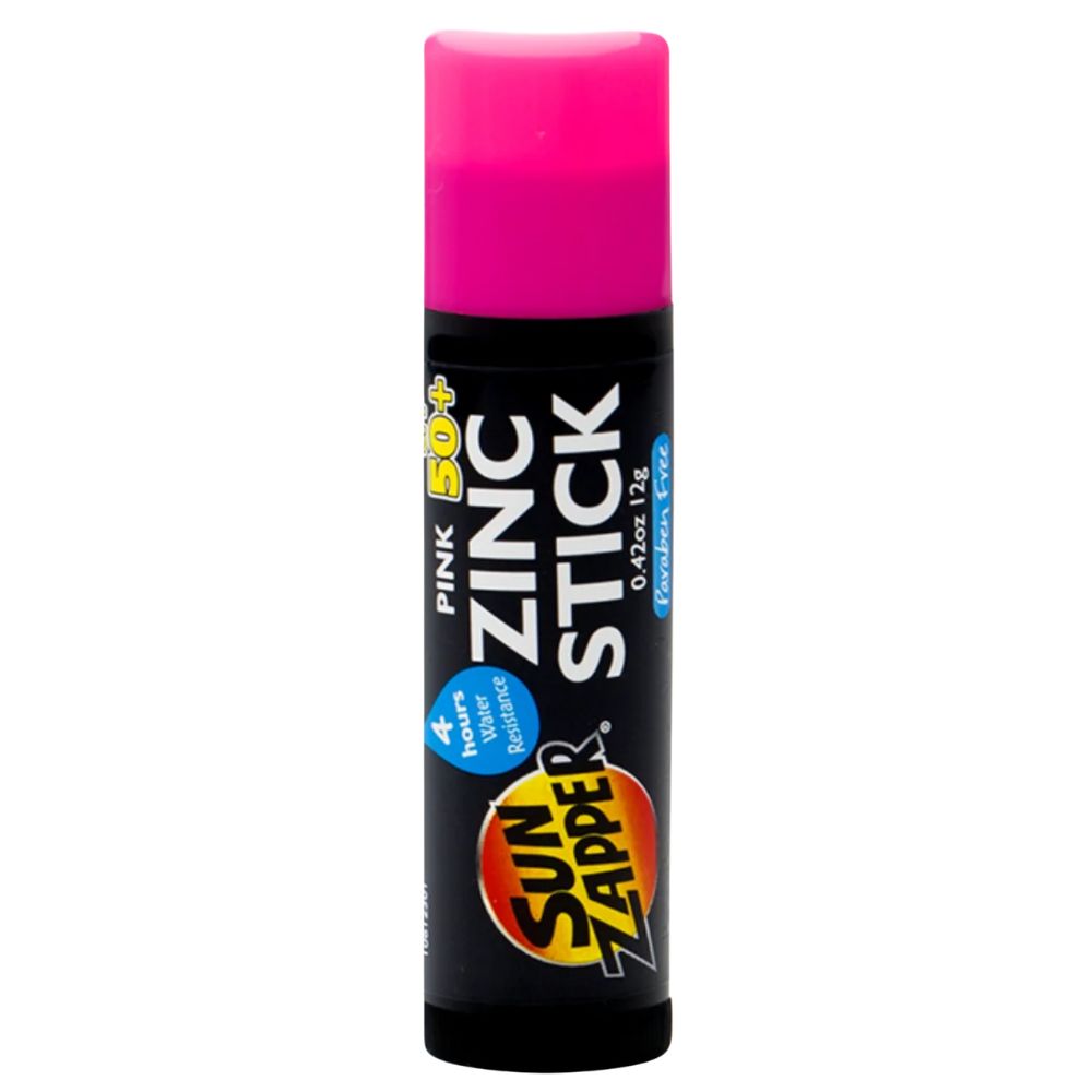 Protector Solar Sun Zapper Zinc Stick Pink 12gr