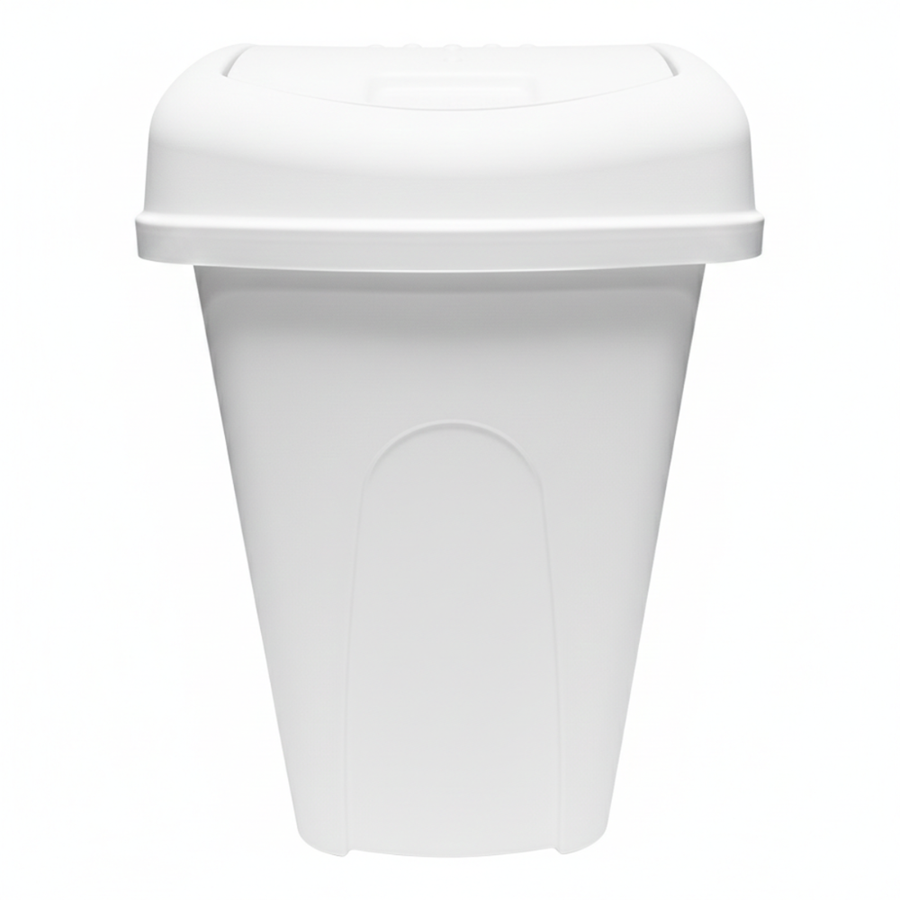 Alfa Hogar Papelera Vaiven Color Blanco 60Lt.