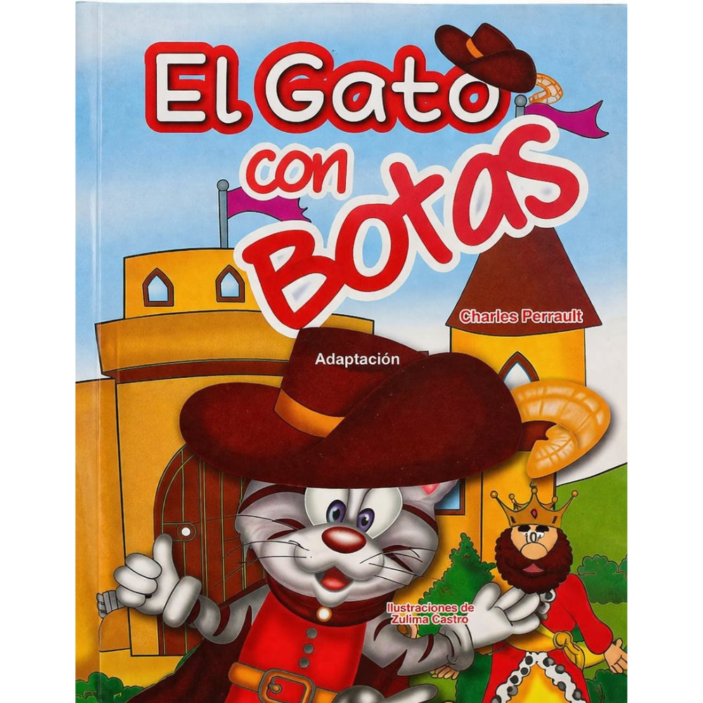 Charles Perrault "El Gato Con Botas" (Adaptación) Libro Ilustrado