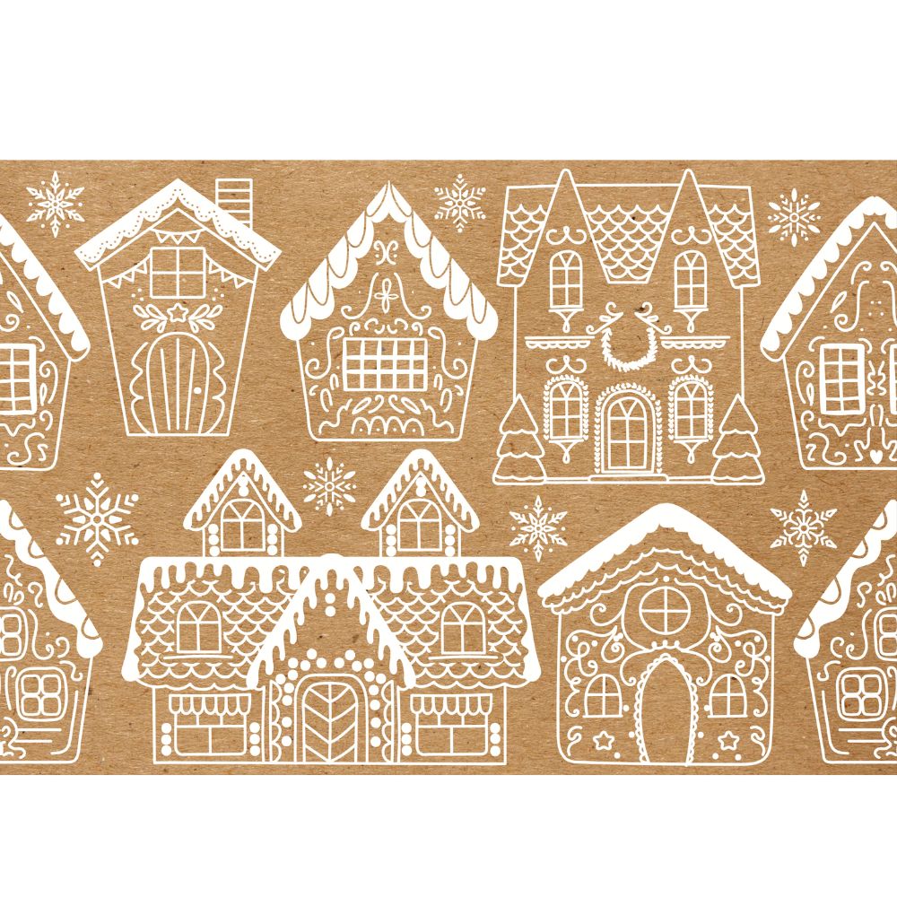 Block de 52 Individuales Marianella Morrison de Papel Dividu Merry Xmast 2025