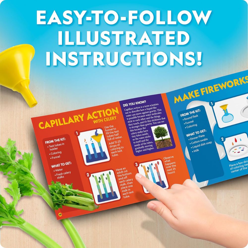 National Geographic Kids Junior Chemistry Lab Kit 20+ Piezas Set