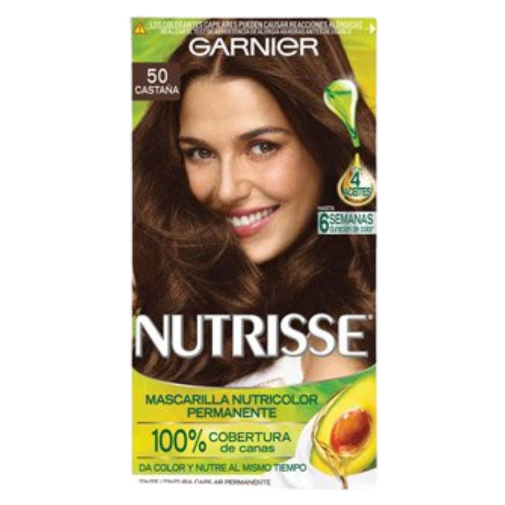 Tinte Nutrisse 50 Castaña - Castaño Claro