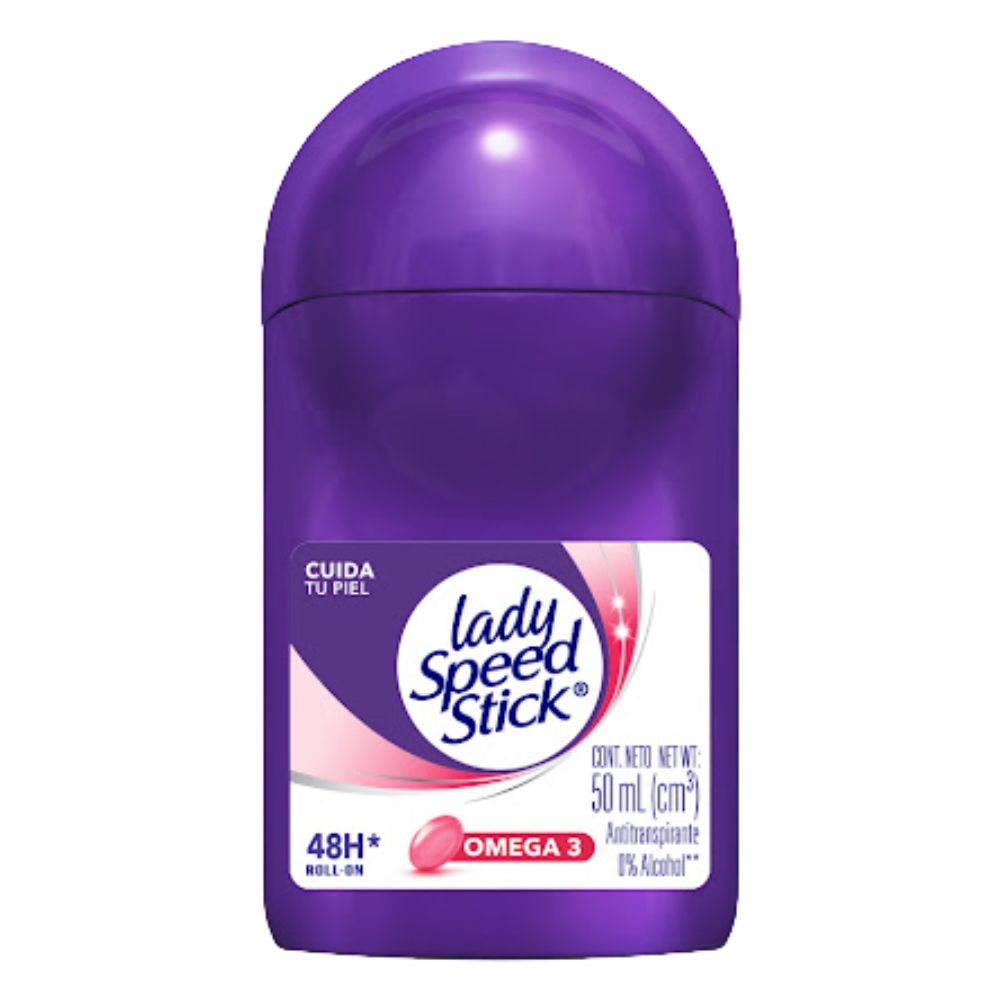 Desodorante Lady Speed Stick Roll On Omega 3 50ml
