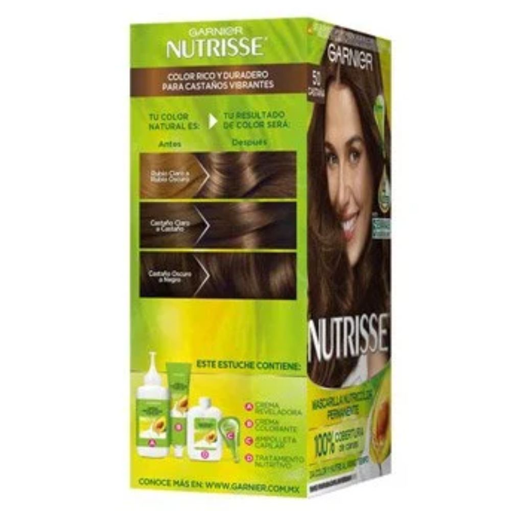 Tinte Nutrisse 50 Castaña - Castaño Claro