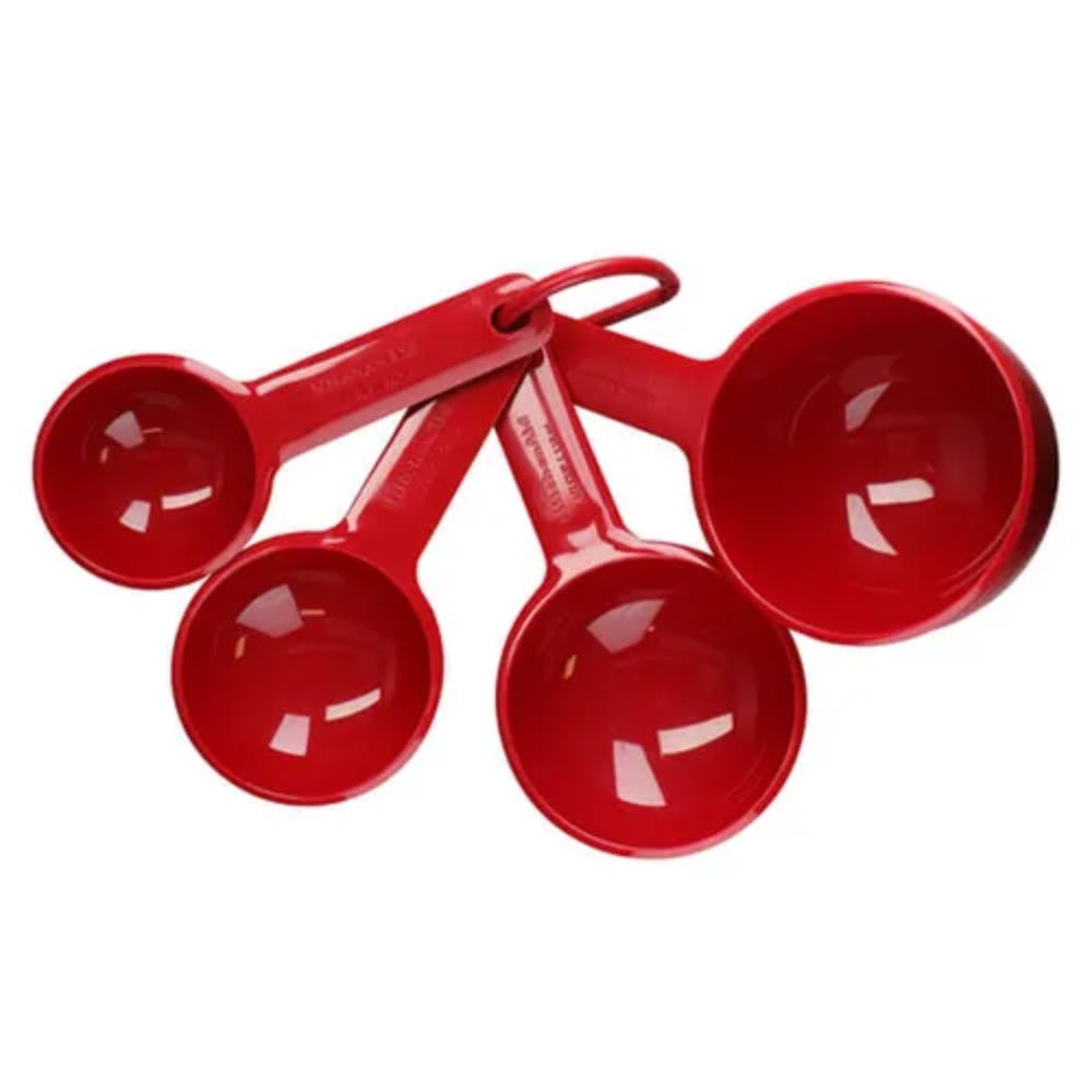 KitchenAid Juego de 4 tazas Medidoras Color Rojo