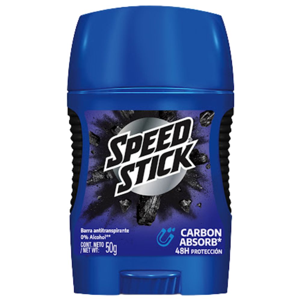Speed Stick Men Carbon Absorb Desodorante en Barra 50 gr
