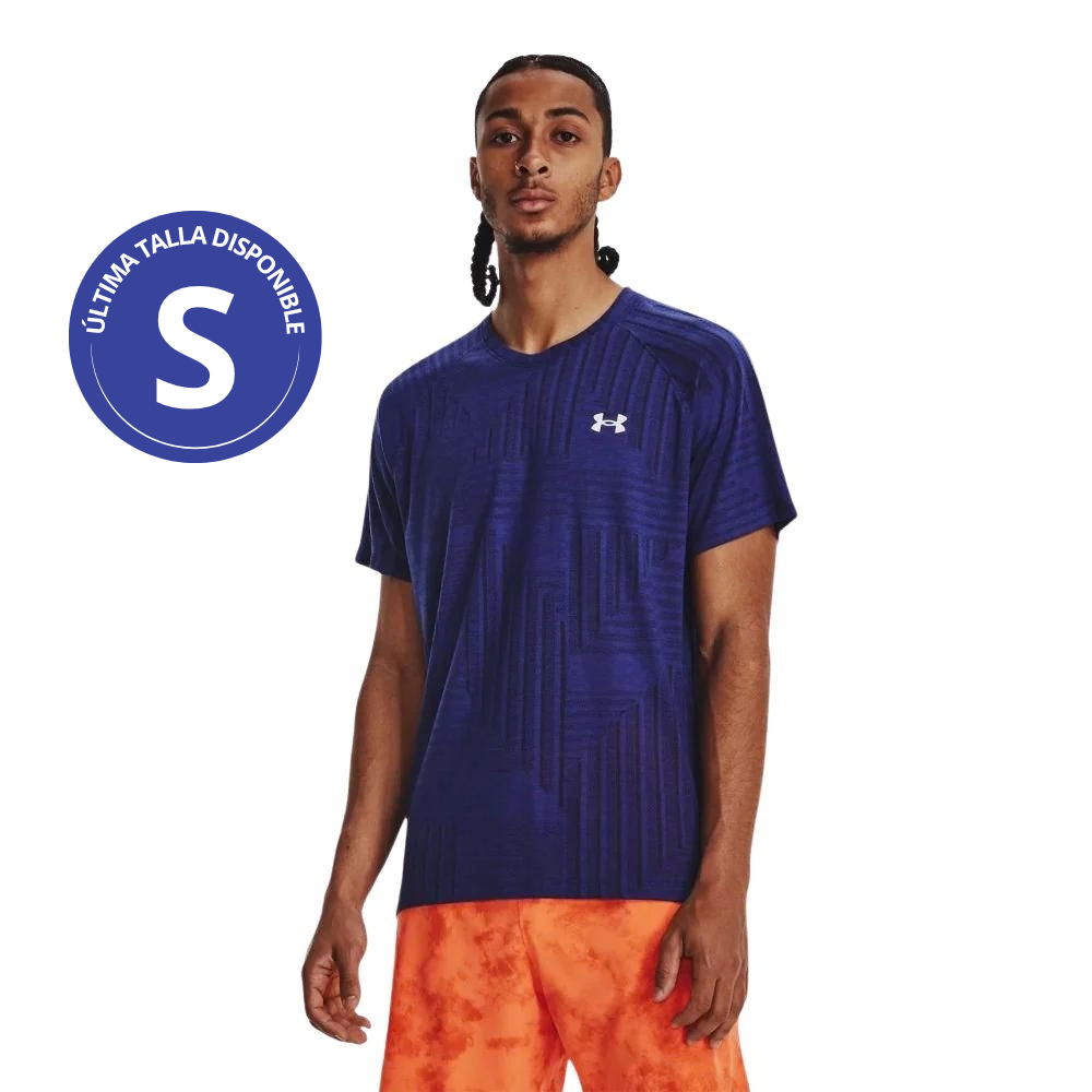 Under Armour Franela Manga Corta Streaker Talla S Para Caballero