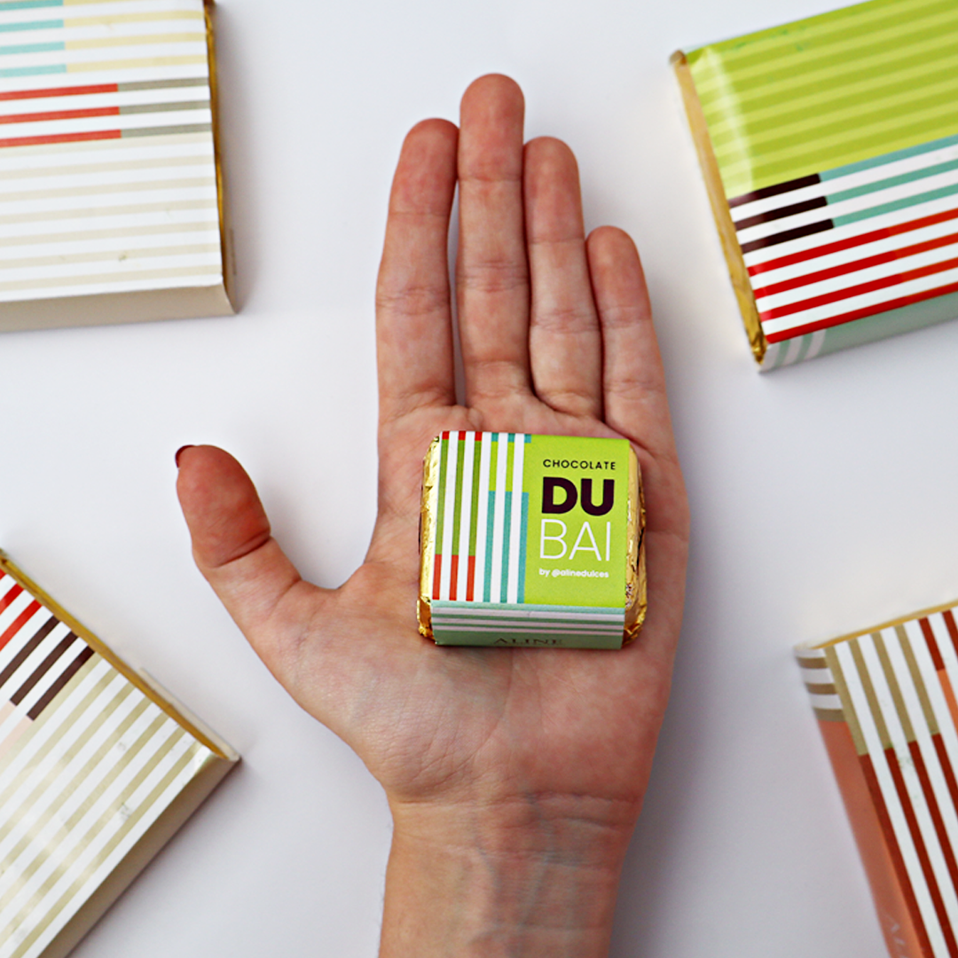 Chocolate Dubai Miniatura Relleno de Pistacho