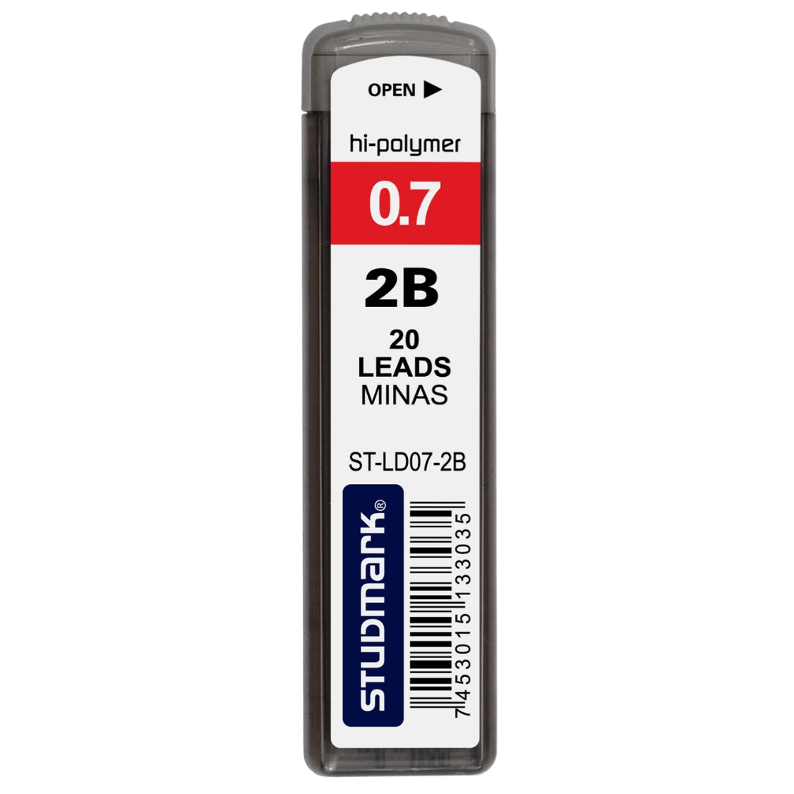 Studmark Minas De Repuestos 0.7mm 2B 1 Und x 20 Minas