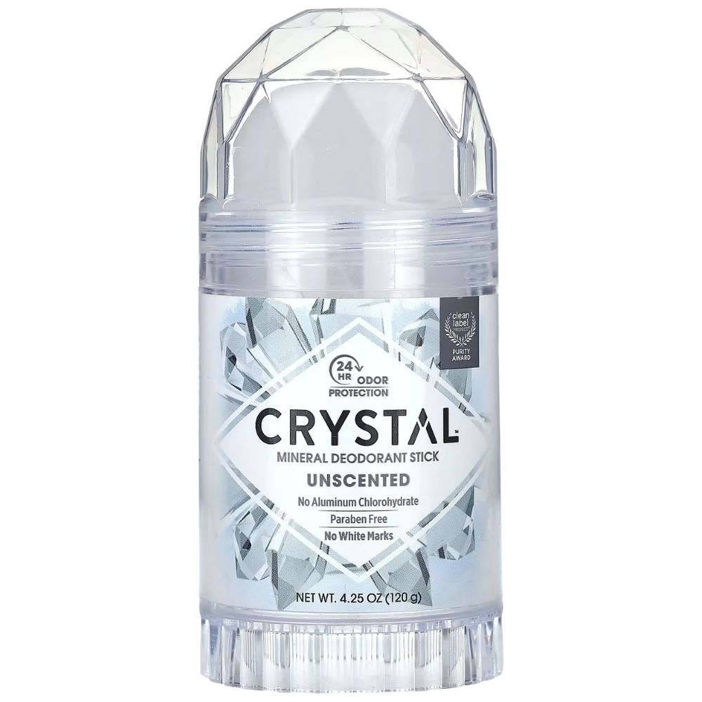 Crystal Mineral Deodorant Stick Unscented 120gr