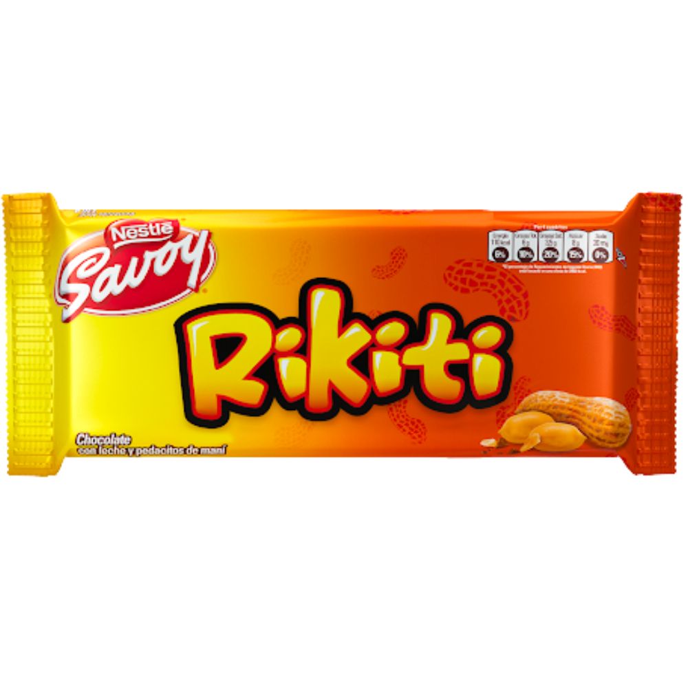 Savoy Rikiti Chocolate Maní 130gr