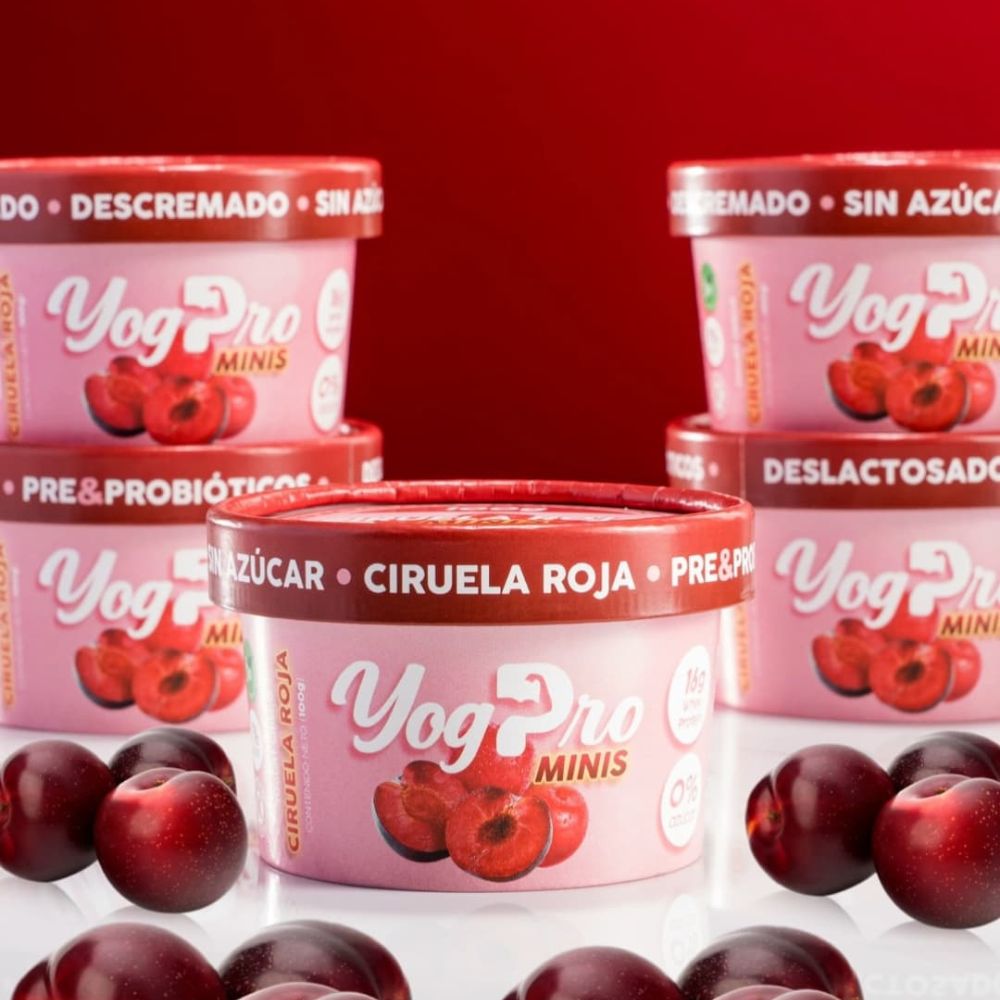 ¡Nuevo! Yog Pro Descremado- Deslactosado Ciruela Roja 100gr