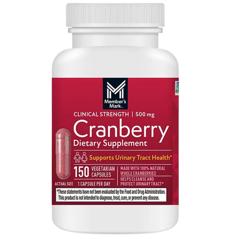Capsulas de Cranberry Member's Mark  150 Vegetarian Capsules