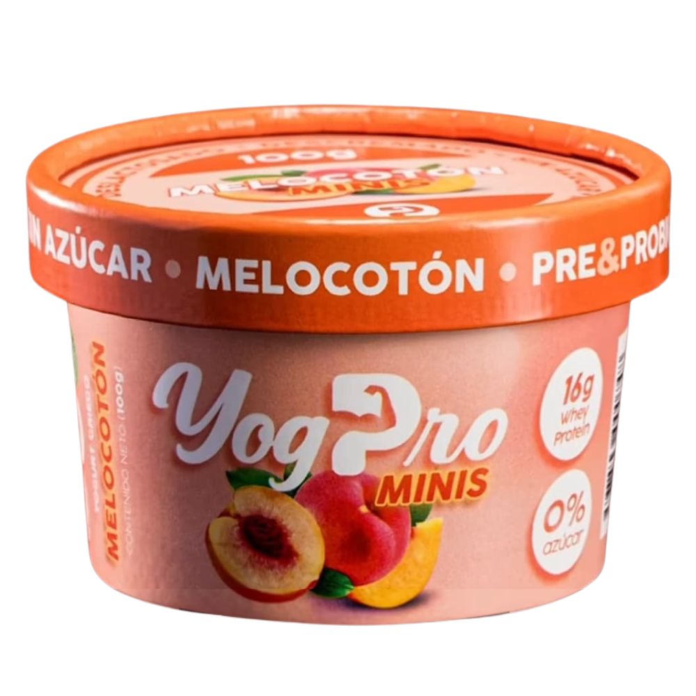 ¡Nuevo! Yog Pro Descremado- Deslactosado Melocoton 100gr