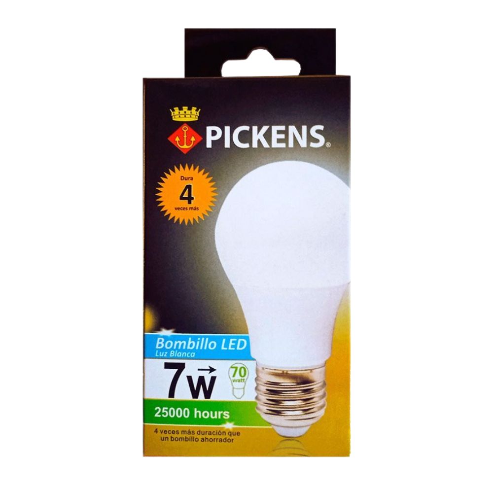 Bombillo Led 7W E27 Luz Blanca