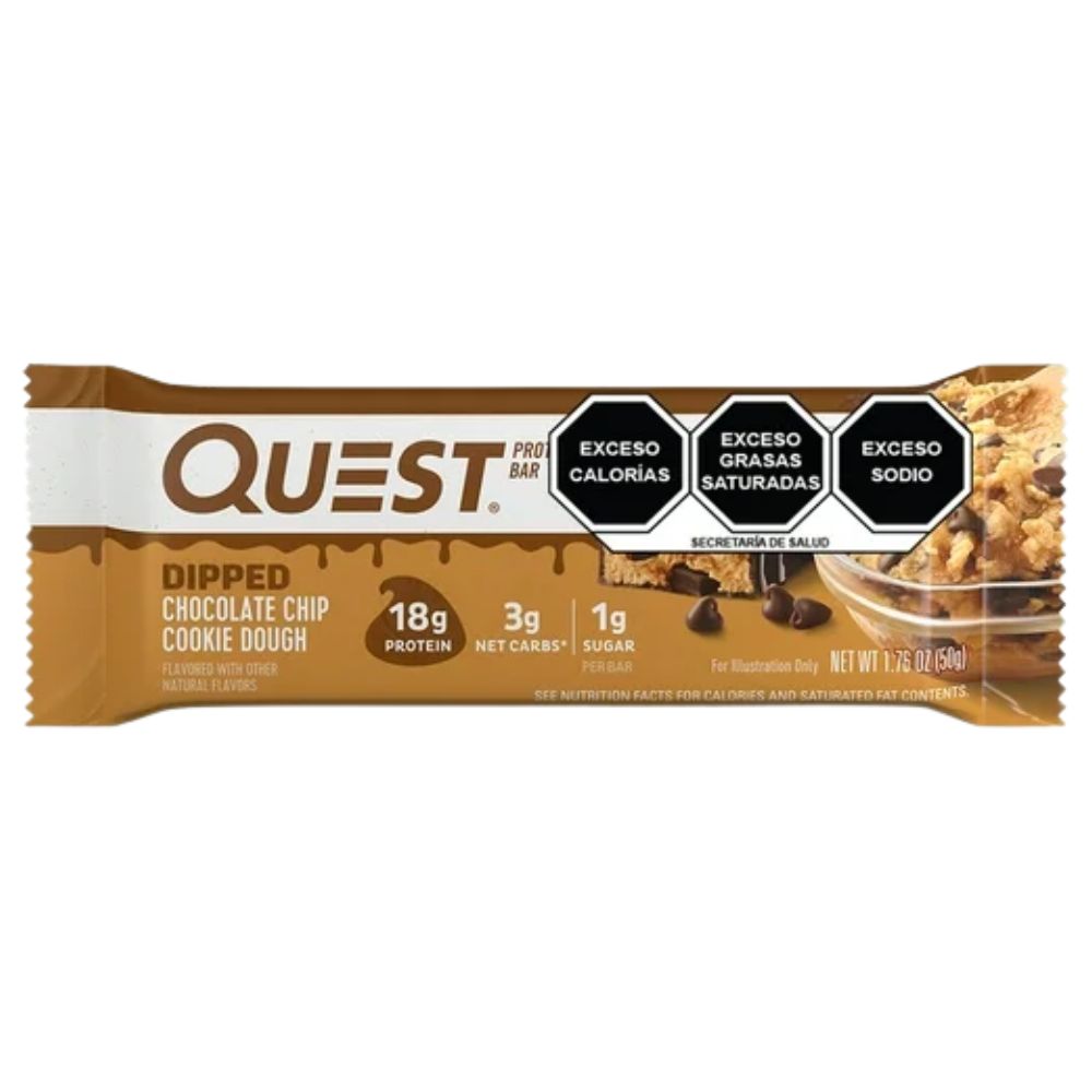 Barra Quest Chocolate Chip Cookies Protein Bar 1 Und