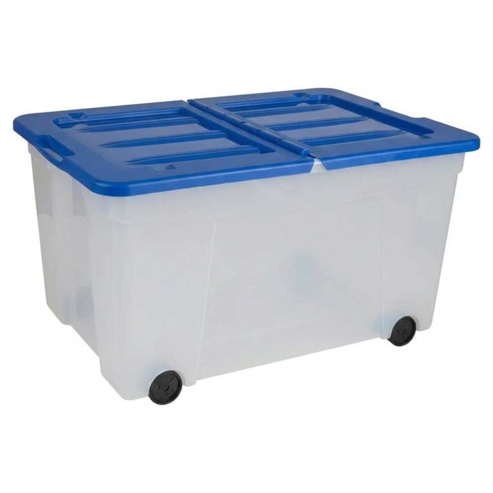 Alfa Hogar Caja Organizadora Con Ruedas 48Lt