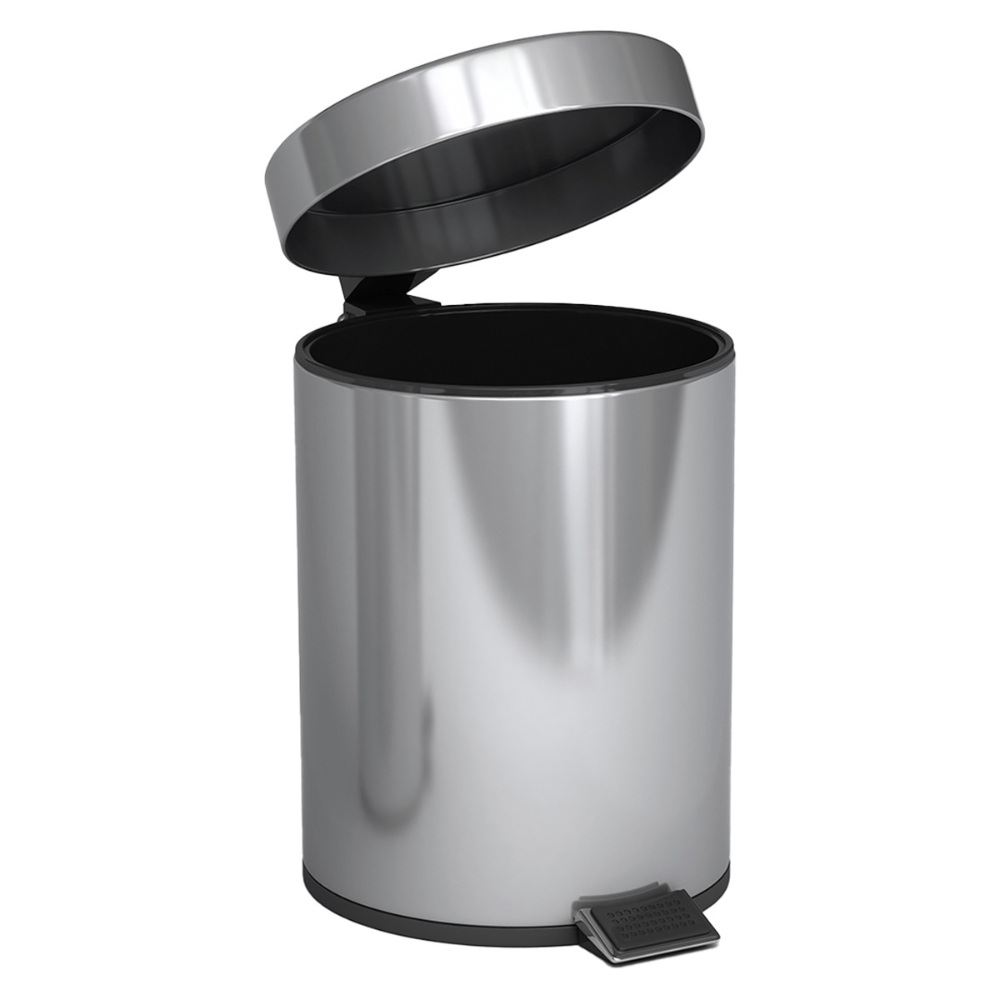 Alfa Hogar Papelera Pedal Bin Acero Inoxidable 20Lt.