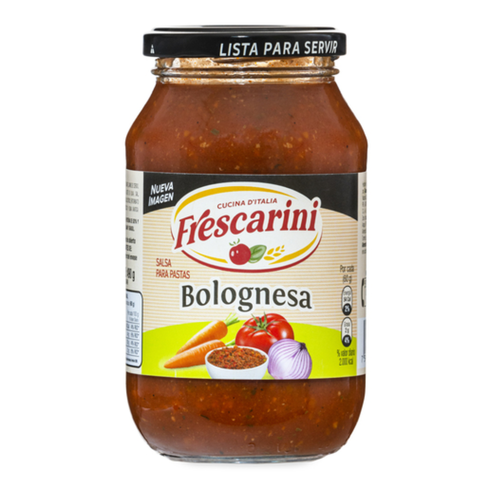 Frescarini Salsa Bolognesa Para Pasta 490gr