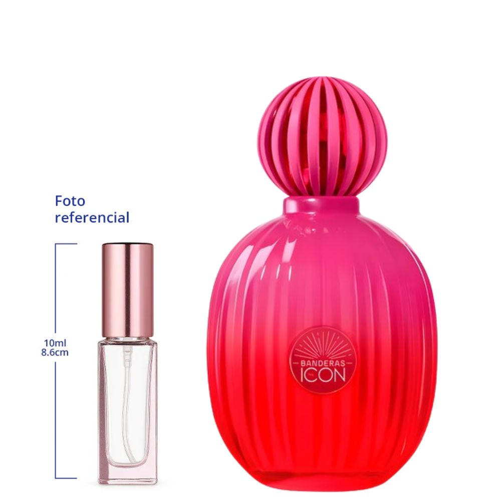 Antonio Banderas The Icon Supreme Decant Travel Size 5ml y 10ml de 75 a 150 Sprays Aprox Eau De Parfum for Women