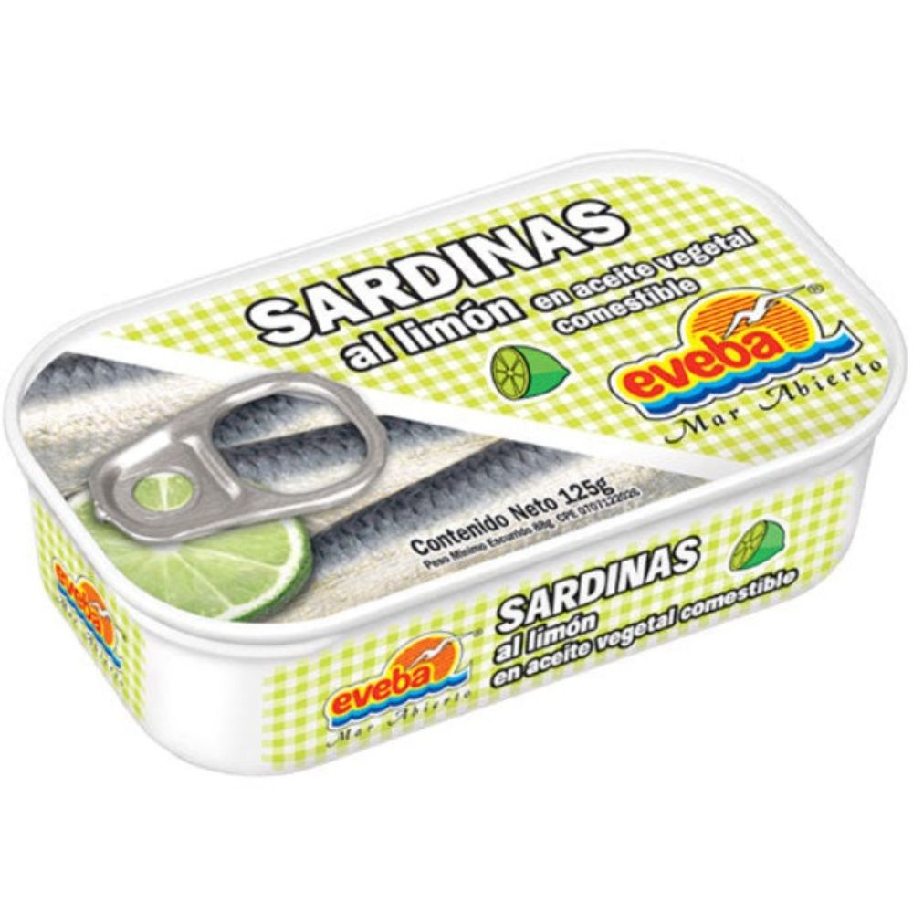 Sardinas Eveba Al Limon 125g