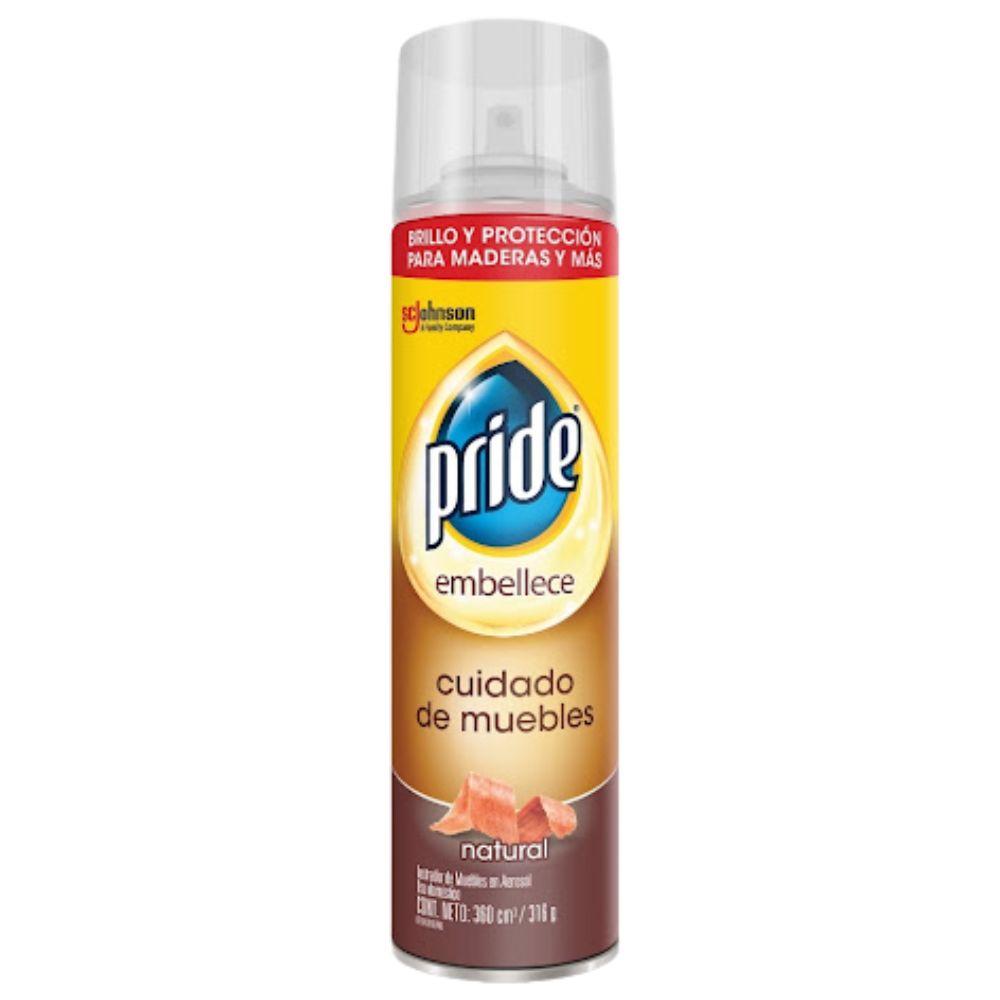 Pride Brillo Y Proteccion Quita El Polvo Natural 360ml
