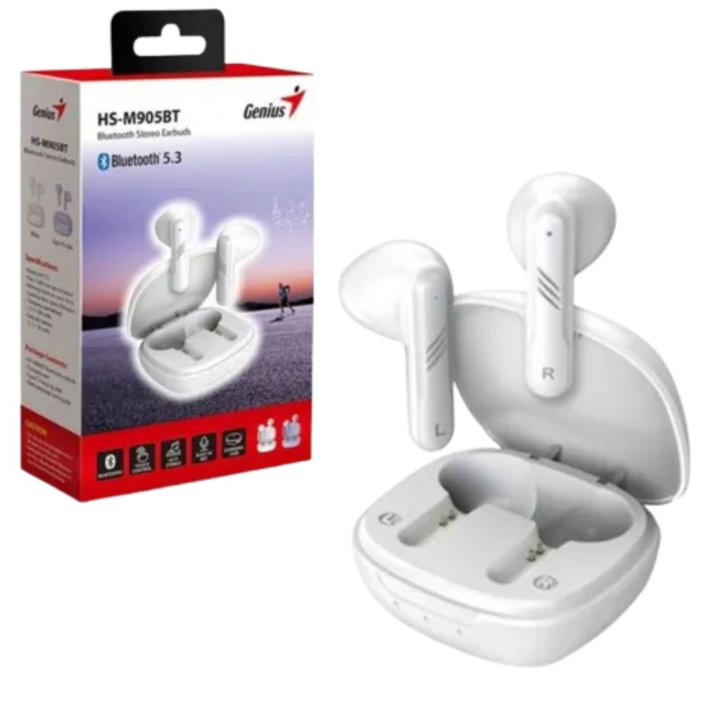 Genius Audifonos Inalámbricos HS-M905BT White