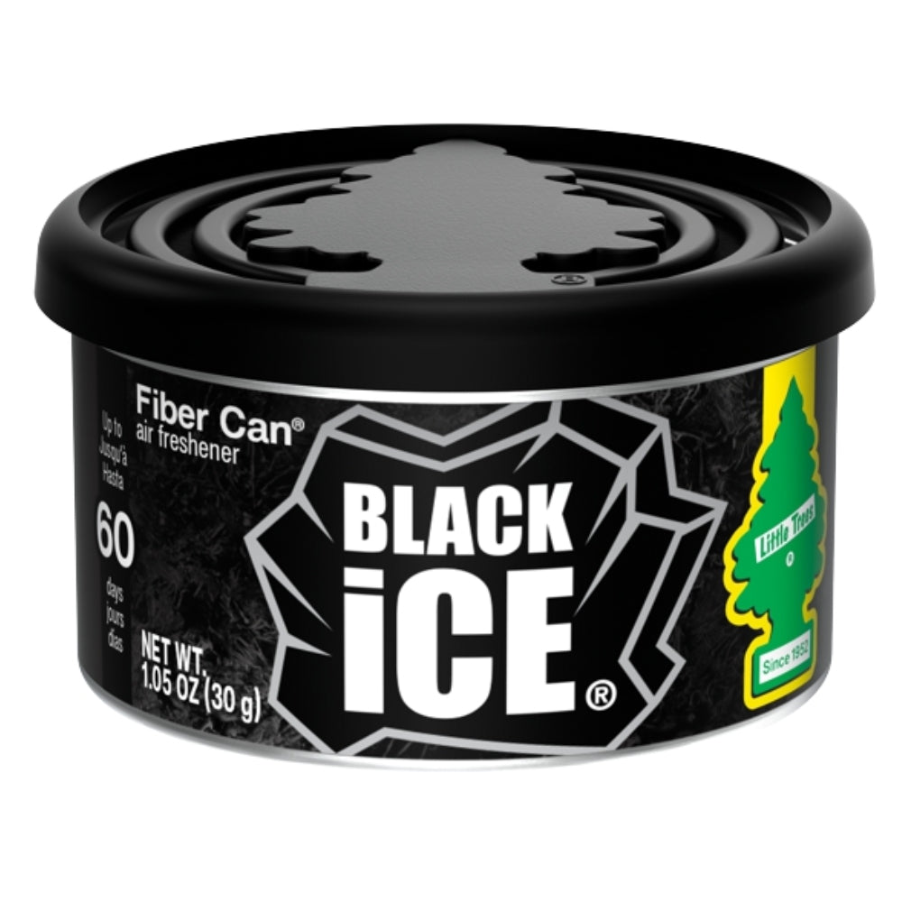 Aromatizante Little Trees Fiber Can Black Ice 30gr