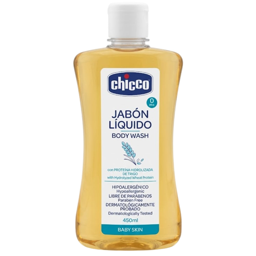 Chicco Jabon Liquido con Proteina Hidrolizada de Trigo 450ml