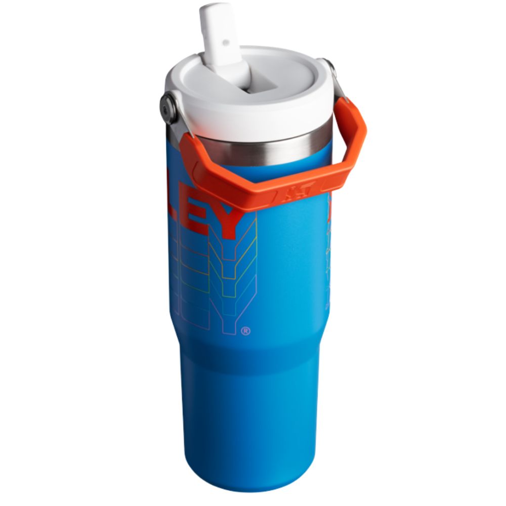 Stanley Termo The Iceflow Flip Straw Tumbler 30oz Azure Reverb