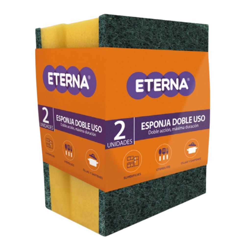 Eterna Esponja Doble Uso 2 Und