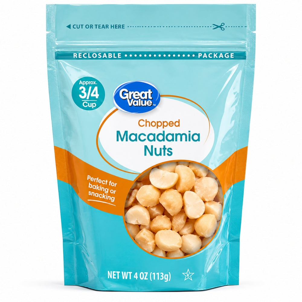 Great Value Macadamia Nuts Chopped 113 g