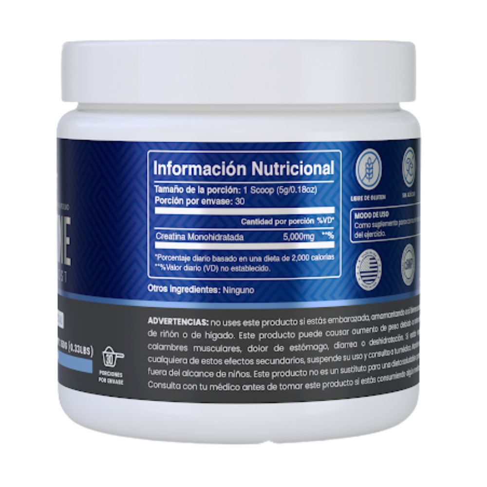 Vida Fit Creatine Power Boost Sin Sabor 150gr