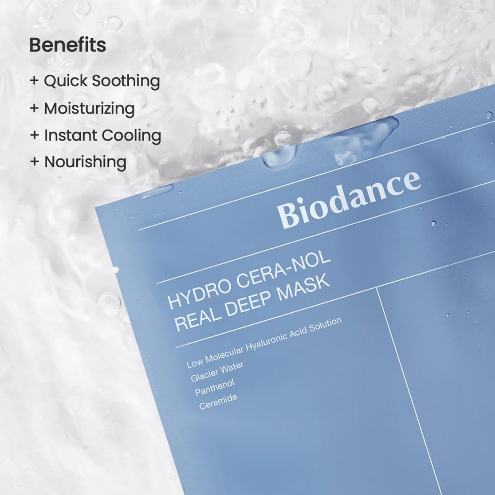 Biodance 1 Unidad Hydro Cera-nol Hyaluronic Acid Solution Real Deep Mask