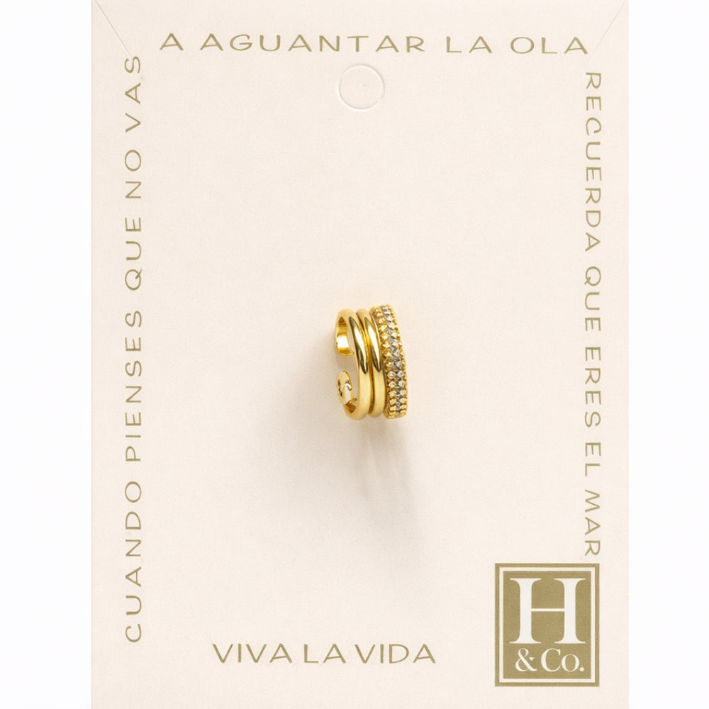 H&Co Ear cuffs Ola Intensa