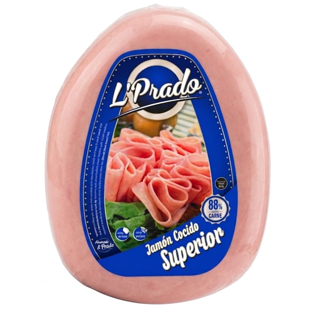 L'Prado Jamon Cocido Rebanado 2 Opciones