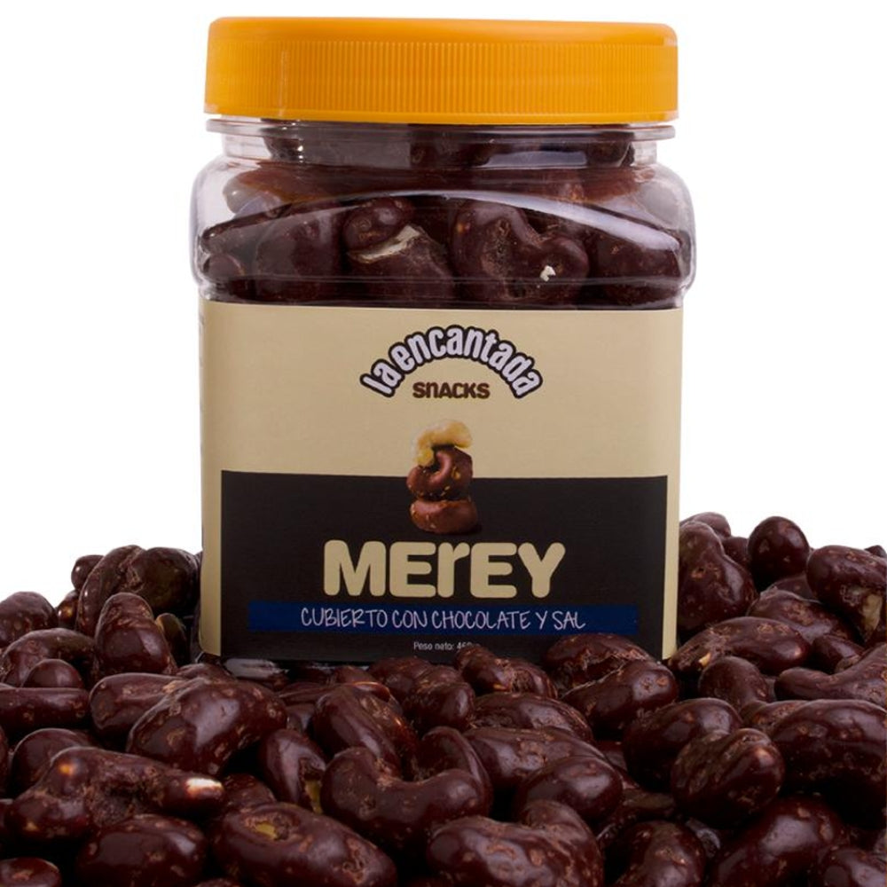 La Encantada Snack Merey Cubierto con Chocolate y Sal 460gr