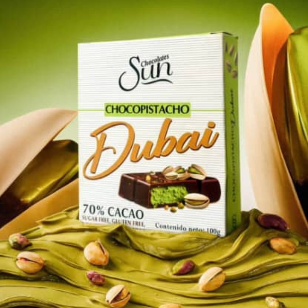 Chocolate Sun Chocopistacho Dubai 70% Cacao 100gr
