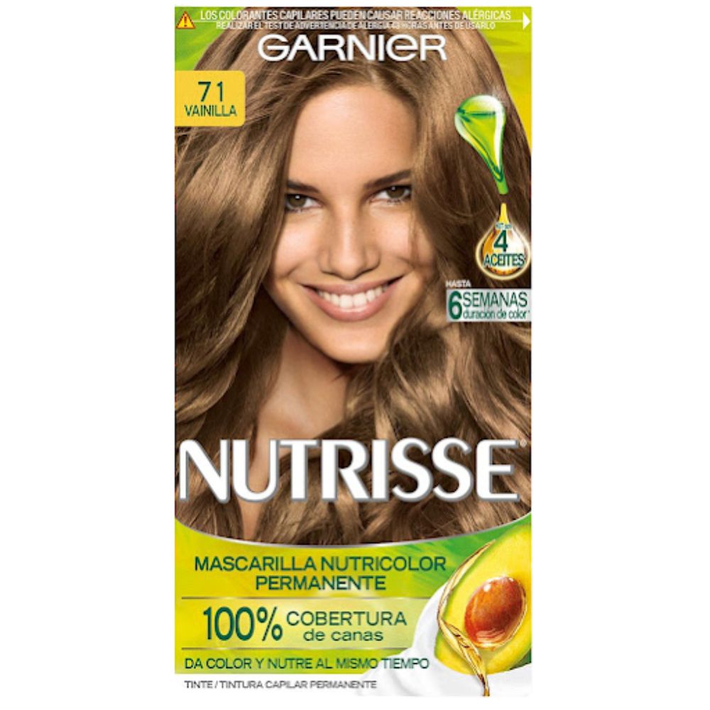 Tinte Nutrisse 71 Vainilla - Rubio Cenizo