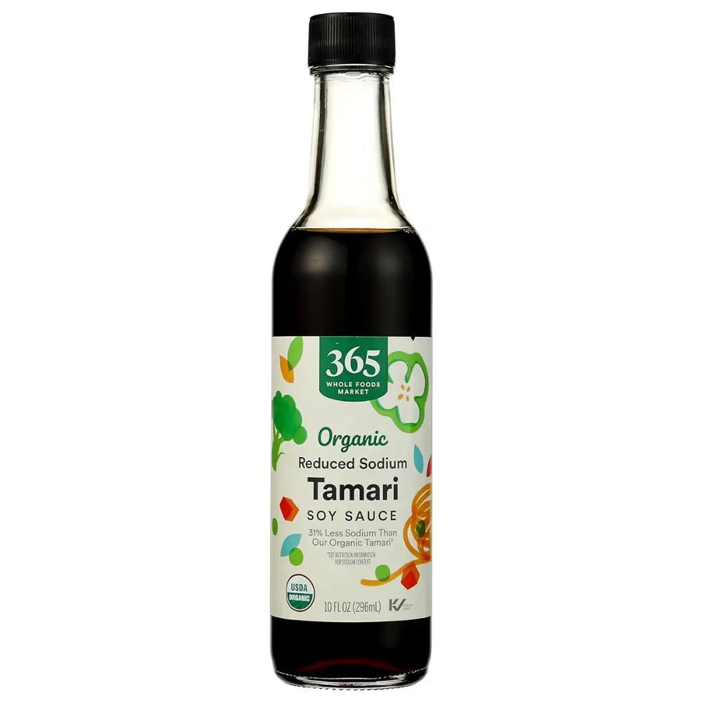 365 Whole Foods Market Organic Reduced Sodium Tamari Soy Sauce 296ml