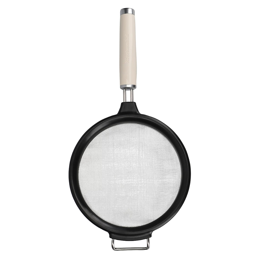 KitchenAid Colador de Malla de Acero Inoxidable Color Crema